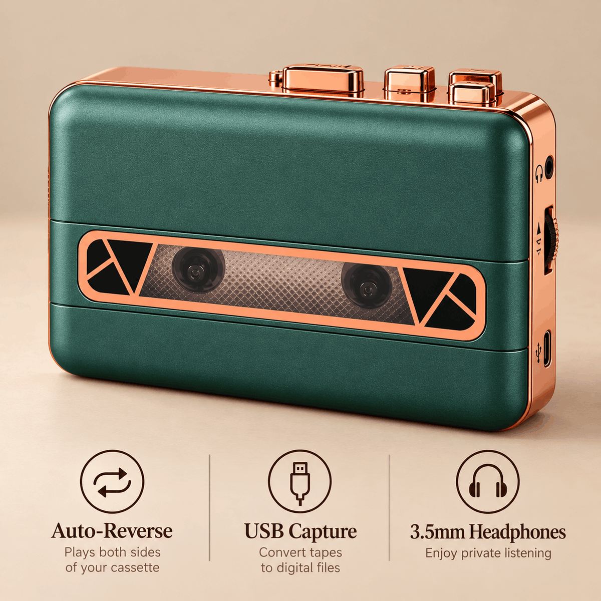 Ahodi Cassette Player | Classic