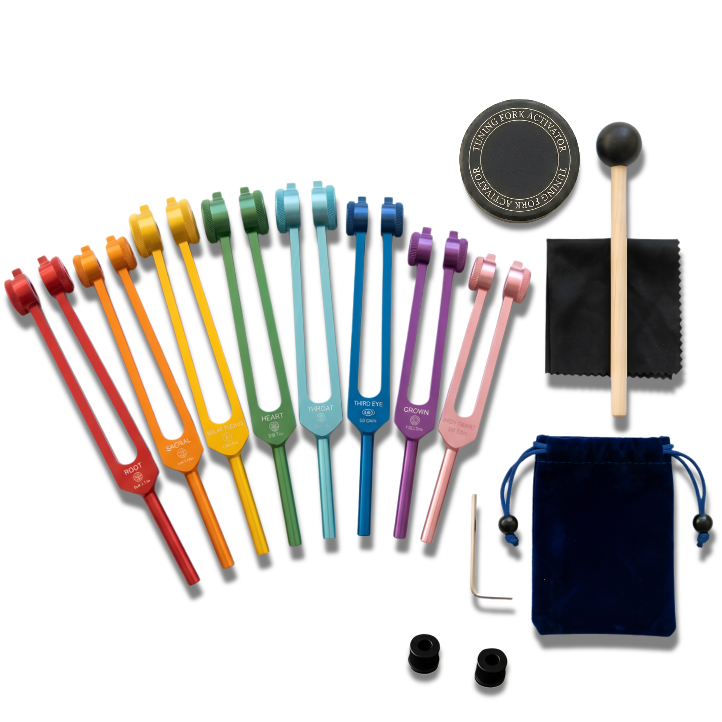 Ahodi Chakra Tuning Fork Set