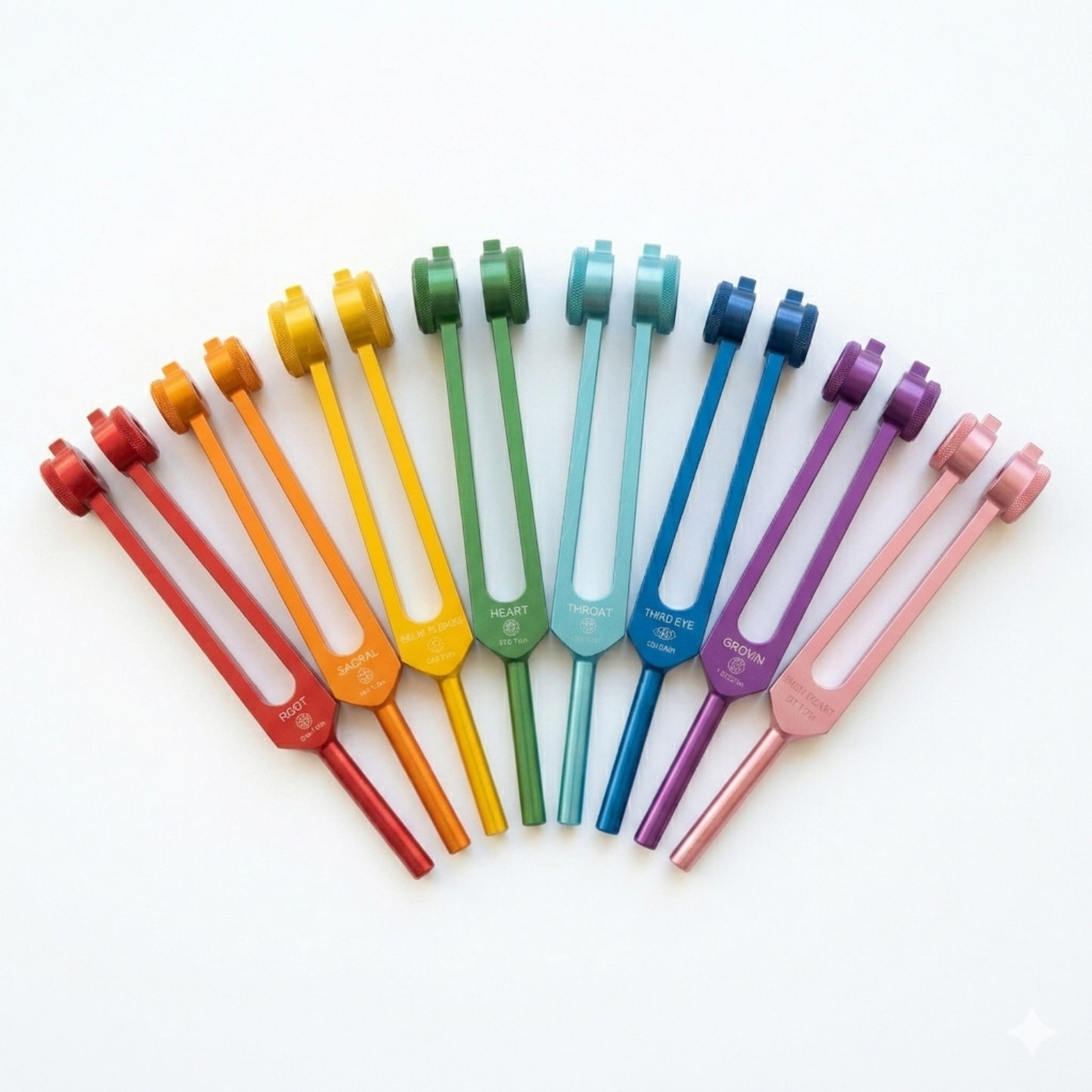 Ahodi Chakra Tuning Fork Set