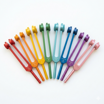 Ahodi Chakra Tuning Fork Set