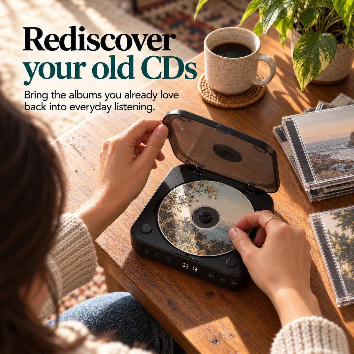 Ahodi CD | Go - Portable CD Player - Ahodi