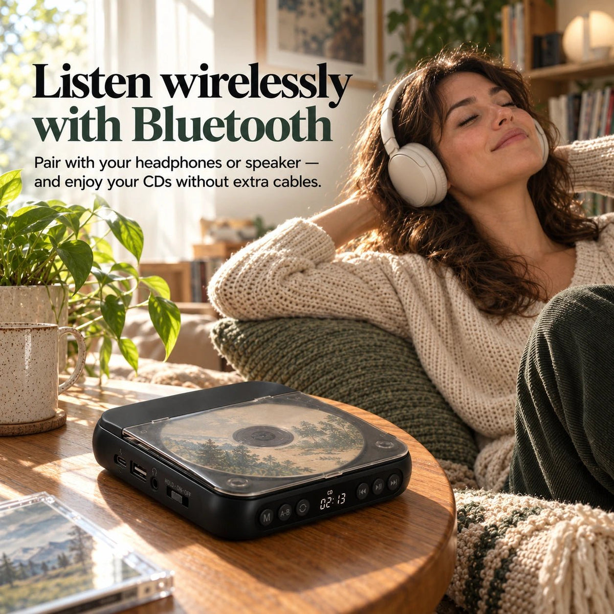 Ahodi CD | Go - Portable CD Player - Ahodi