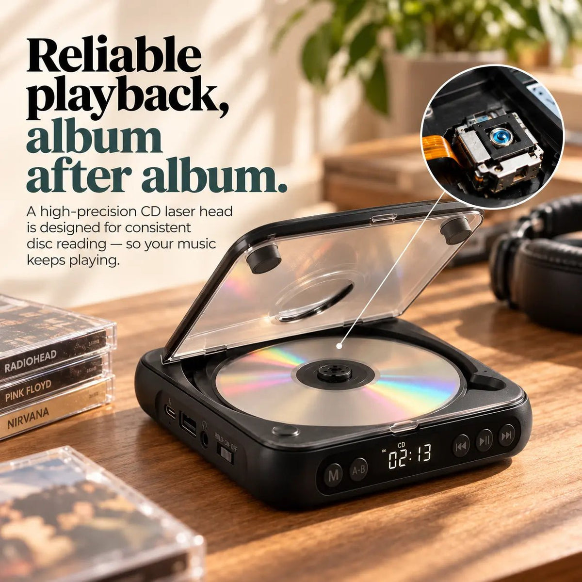 Ahodi CD | Go - Portable CD Player - Ahodi